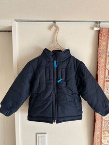 プチバトー　2way コート　アウター　ベスト　中綿　ネイビー　紺　3ans 94cm 90 100 3歳　petit bateau ジャケット　男の子　★