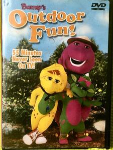 アメリカ製バーニーの英語版DVD・Barney Outdoor Fun！♪