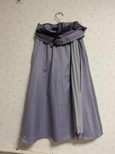 ナイスクラップ　プリーツ　フレアスカート 薄紫