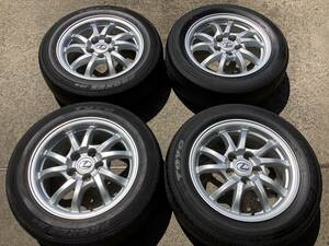 M6265 TOYOTA プリウス α 純正 16インチ＆205/60R16 夏タイヤ 4本 センターキャップ レクサス仕様！