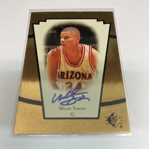 NBA 1998 UD SP Top Prospects auto Miles Simon