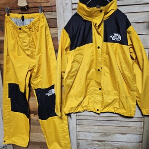 THE NORTH FACE ザ ノースフェイス GORE-TEX ゴアテックス レディース M レインウェア 上下セット 収納袋付 マウンテンパーカー ジャケット