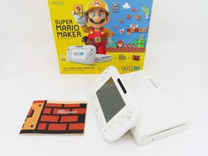 ♪○【任天堂 ニンテンドー】Wii U本体 スーパーマリオメーカーセット 32GB シロ