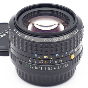 smc PENTAX A 50mm F1.4 for K Mount for LX Super A Program A P30 Kシリーズ MZシリーズ Made in JAPAN フルサイズ対応 大口径標準 格安 