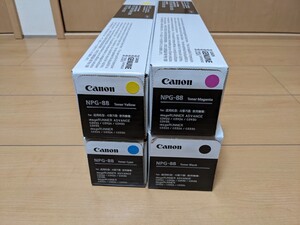 キヤノン　NPG-88　トナー　４色セット　キャノン　canon C3922/C3926/C3930/C3935 シリーズ・C3322/C3326/C3300 8