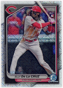 REDS三塁▲ELLY DE LA CRUZ/2024 BOWMAN CHROME MEGA BOX MOJOリフRC!