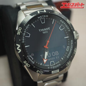 TISOTT ティソ T-TOUCH T121420A ブラックダイアル タッチパネル チタン ソーラー コネクトウォッチ メンズ 腕時計 平塚店