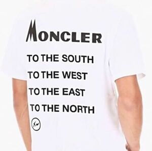 ★激レア★ MONCLER Tシャツ ホワイト Ｓ FRAGMENT GENIUS モンクレール フラグメント 国内正規品 伝説モデル 希少カラー 即完売の白！