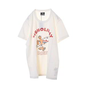 未使用 TMT × POPEYE プリント Tシャツ XL ホワイト ティーエムティー KL4BLSLK01