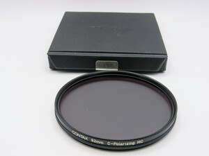 中古 CONTAX レンズフィルター 82mm C-Polarizing MC コンタックス 円偏光フィルター カメラレンズアクセサリー
