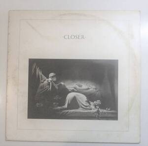 【名盤アナログＬＰ●80年発売当時物】ジョイ・ディヴィジョン／クローサー　JOY DIVISION / CLOSER