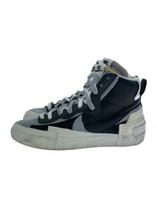 NIKE◆BLAZER MID SACAI/ブレーザーミッドサカイ/ブラック/BV0072-002/24cm/BLK/レサ