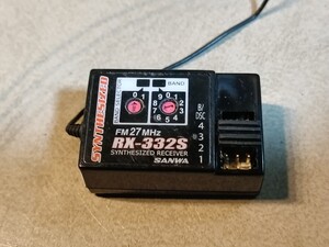  サンワ RX-332S FM27MHz シンセサイザー 受信機 中古 三和電子