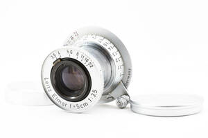【美品】 Leica Red Elmar 5cm F3.5 ライカ 赤 エルマー ダイヤマーク キャップ Lマウント Leitz ライツ Germany 50 35 #5873