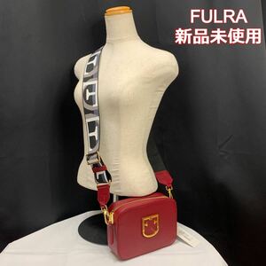 【FURLA】【新品未使用】タグ付き　ショルダーバッグ　ワインレッド★送料無料