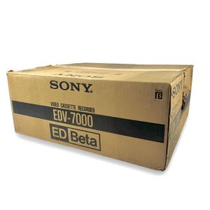 【激レア☆元箱付属】SONY ソニー EDV-9000 RMT-163 Hi-Band Betamax ベータ β VIDEO CASSETTE RECORDER EDV-7000 / EDV-8000 兄弟機