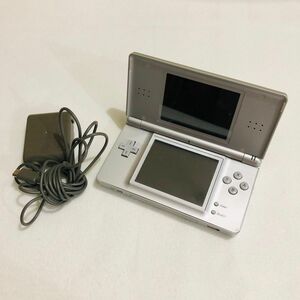 yt2028【60】//★動品　Nintendo　ニンテンドー　DS　Lite　任天堂　USG-001　シルバー　本体　充電器付き