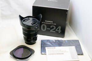 美品！ フジノン XF 10-24mm F4 R OIS FUJIFILM 程度良好！レンズ保護フィルター付き