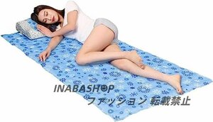 冷感ジェルマット ひんやりマット 急速冷却 クールマット 夏用寝具 敷きパッド 冷却シート ひんやりシート 人・ペット 暑さ対策 90×180cm