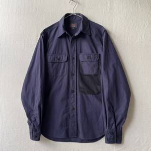 WOOLRICH WOOLEN MILLS シャツ / M コットン リップストップ CPO ミリタリー ENGINEERED GARMENTS T4-08120-1607