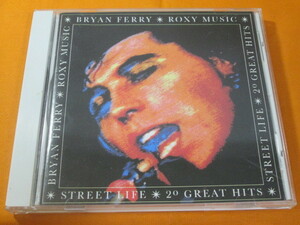 ♪♪♪ ブライアン・フェリー/ロキシー・ミュージック Bryan Ferry / Roxy Music 『 Street Life - 20 Great Hits 』国内盤 ♪♪♪