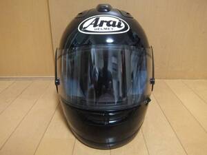 美品 Arai アライ RX-7 RRⅢ 黒/ブラック サイズXL(61・62cm) ダブルレンズシールド交換 希少 当時物 ビンテージ 旧車 カスタムバイクに!!