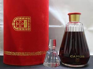 ★未開栓コニャック CAMUS CARAFE カミュ カラフェ バカラ クリスタルボトル 共箱　替栓付★