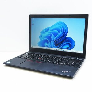 なんと1円スタート〇LENOVO ThinkPad L590【第8世代Core i5-8265U/メモリ8GB/SSD512GB/Win11Pro-64bit/無線LAN/webカメラ/AC付属】