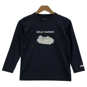 ゆうパケットOK HELLY HANSEN ヘリーハンセン 長袖Ｔシャツ size140/ネイビー キッズ