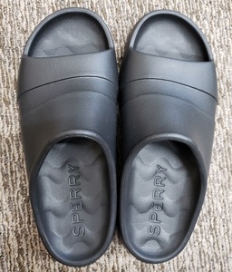 ◆SPERRY スペリー　FLOAT SLIDE フロートスライド　BLACK　黒　STS24002　8M（26cm）　MEN　メンズ　サンダル◆