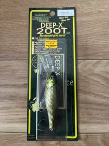 【Megabass】DEEP-X200T 2001年製 GGモスバックゴールデンシャッド