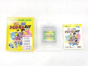 R+/ GEME BOY ゲームボーイ ソフト ミニ四駆GB オールスターバトルMAX 現状品 / NY-1959