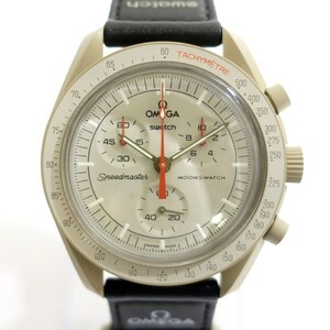 OMEGA SWATCH オメガ スウォッチ S033C100 スピードマスター JUPITER 腕時計 クォーツ 中古品 used A