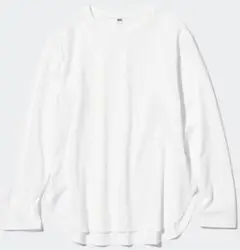 【新品】UNIQLO ソフトコットンラウンドヘムT