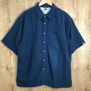 THE NORTH FACE S/S SHIRTS ノースフェイス チェック柄 半袖シャツ サイズ メンズ XL 古着 s24080255