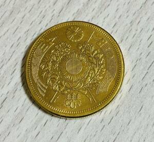 【1円スタート！】旧二十圓金貨 20円金貨　明治3年　コレクション 古銭 金貨 