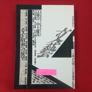 f-502※2 文藝 季刊春季号 昭和63年2月1日発行 河出書房新社 ポスト昭和への展望 江藤淳連載対談・今、言葉は生きているか 他