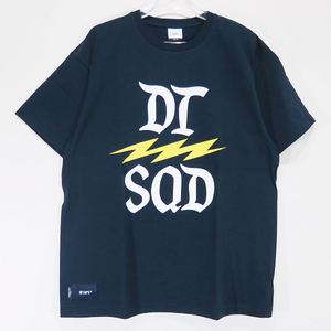 WTAPS ダブルタップス 23SS DSQD/SS/COTTON 231ATDT-STM05S Tシャツ ショートスリーブ 半袖 カットソー ネイビー SEZ