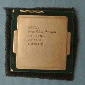 バルク★送料込★動確★Intel　Core i5-4440 3.1GHｚ/TB 3.3GHｚ 4コア/4スレッド LGA1150 SR14F Haswell