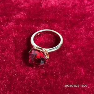 SWAROVSKIスワロフスキー クリスタル レッド リング 指輪 アクセサリー