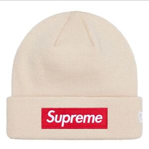 Supreme New Era Box Logo Beanie Stoneシュプリーム ニューエラ ボックス ロゴ ビーニー ストーンニット帽cap キャップ 帽子 ぼうし