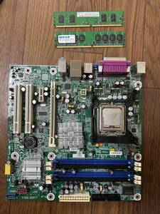 マザーボード+CPU+メモリ　4点セット　中古