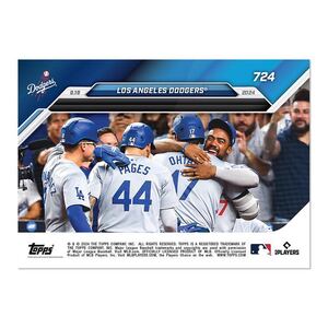 クーポンでお得! Topps Now #724 大谷翔平 ドジャース ポストシーズン進出 50-50達成試合　送料無料 匿名配送