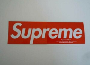 レア★Supreme ショップカード シュプリーム 渋谷 ボックス ロゴ box logo