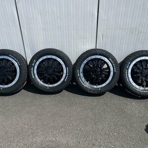 リフトアップ 軽自動車 軽トラ 軽バン全般 165/65R14 14インチ 新品タイヤホイール 4本セット マッドスター ラジアルAT ホワイトレター