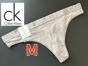 【送料無料】新品★111 Calvin Klein カルバンクライン Thong コットン Tバック ショーツ M （日本サイズM～L位）正規ju2