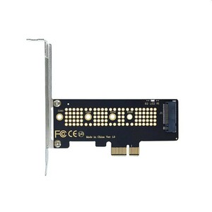 [フルハイト] M.2 NVMe SSD to PCI-e 変換アダプタ カード NVMe SSDをPCI Express x1スロットへ PCI-E ×1 追跡可能メール便[D5]