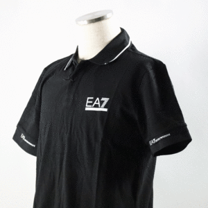 EA7 エンポリオ アルマーニ ブラック XXLサイズ EMPORIO ARMANI 半袖ポロシャツ 3dpf19-pj04z20代 30代 40代 50代 メンズ カジュアル