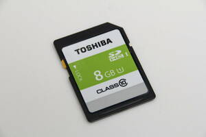 8GB SDHCカード　TOSHIBA class10