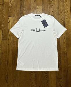 【美品】FRED PERRY フレッドペリー 半袖Tシャツ サイズM M7514 商品札付き